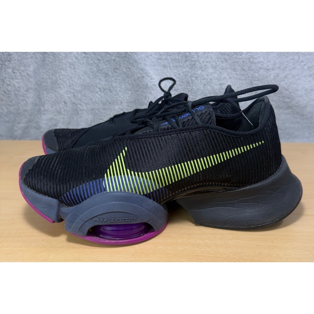 Nike Womens Air Zoom SuperRep 2 CU5925-010 Black Running Shoes Sneakers Size 9